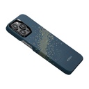 Apple iPhone 15 Pro Max Uyumlu Kılıf Magsafe Şarj Özellikli Aramid Fiber Pitaka Tactile Woven Starpeak Serisi Milky Way Galaxy Kapak - 8