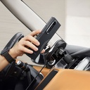 Samsung Galaxy Z Fold 6 Uyumlu Kılıf Magsafe Şarj Özellikli 600D Aramid Fiber Pitaka Ultra-Slim Classic Serisi Black-Grey Twill Kapak - 9