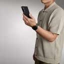 Samsung Galaxy Z Fold 6 Uyumlu Kılıf Magsafe Şarj Özellikli 600D Aramid Fiber Pitaka Ultra-Slim Classic Serisi Black-Grey Twill Kapak - 16