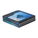 Samsung Galaxy Z Flip 6 Uyumlu Pro Kılıf Magsafe Şarj Özellikli Aramid Fiber Pitaka Tactile Woven Sunset-Moonrise Serisi Moonrise Kapak - 6