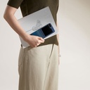 Samsung Galaxy Z Flip 6 Uyumlu Pro Kılıf Magsafe Şarj Özellikli Aramid Fiber Pitaka Tactile Woven Sunset-Moonrise Serisi Moonrise Kapak - 14