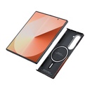Samsung Galaxy Z Fold 6 Uyumlu Kılıf Magsafe Şarj Özellikli Aramid Fiber Pitaka Tactile Woven Sunset-Moonrise Serisi Sunset Kapak - 5