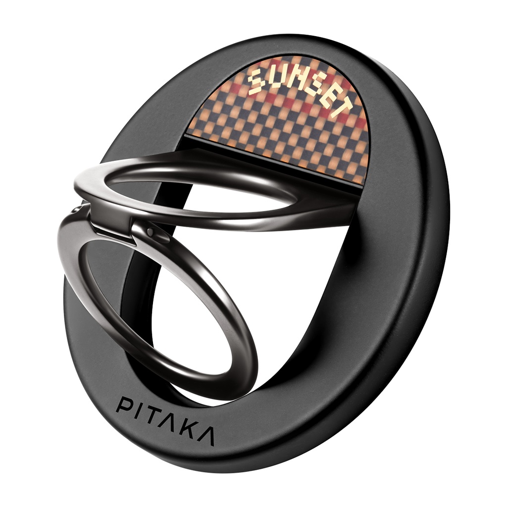 Pitaka Aramid Fiber Sunset Moonrise Serisi Sunset MagEZ Grip 3 Magnetik Ring Stand Telefon Tutucu - 2