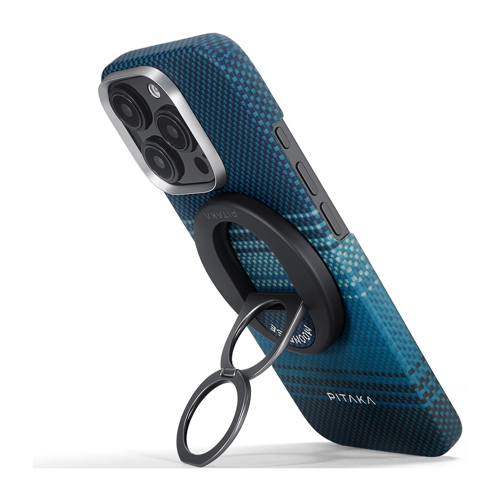 Pitaka Aramid Fiber Sunset Moonrise Serisi Moonrise MagEZ Grip 3 Magnetik Ring Stand Telefon Tutucu - 6