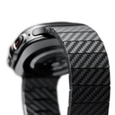 Samsung Galaxy Watch Ultra 47mm Uyumlu Serisi Uyumlu Karbon Fiber Pitaka Modern Serisi Black-Grey Twill Kordon - 5