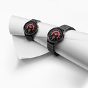 Samsung Galaxy Watch 4 40mm Uyumlu Karbon Fiber Pitaka Modern Serisi Black-Grey Twill Kordon - 14