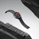 Samsung Galaxy Watch 5 Pro Uyumlu 45mm Karbon Fiber Pitaka Modern Serisi Black-Grey Twill Kordon - 17