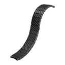 Samsung Galaxy Watch 7 40mm Uyumlu Karbon Fiber Pitaka Modern Serisi Black-Grey Twill Kordon - 10