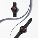 Samsung Galaxy Watch 7 44mm Uyumlu Karbon Fiber Pitaka Modern Serisi Black-Grey Twill Kordon - 13