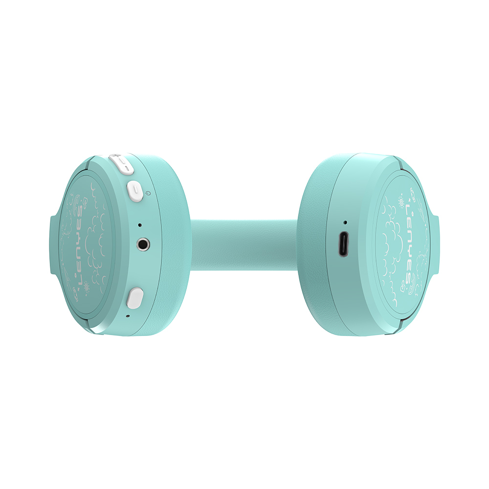 Lenyes LKH31 Ayarlanabilir Çocuklara Özel Kulak Üstü Kablolu ve Bluetooth Kulaklık v5.4 - 1