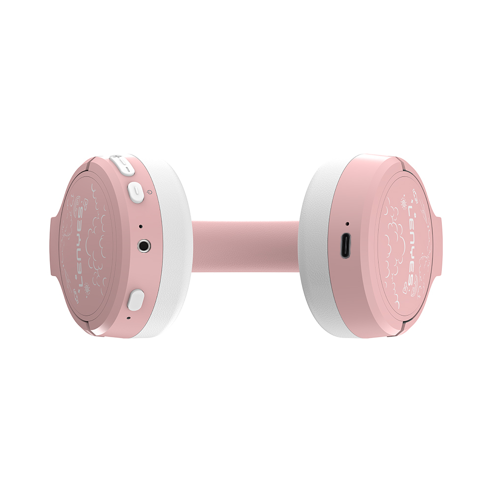 Lenyes LKH31 Ayarlanabilir Çocuklara Özel Kulak Üstü Kablolu ve Bluetooth Kulaklık v5.4 - 13