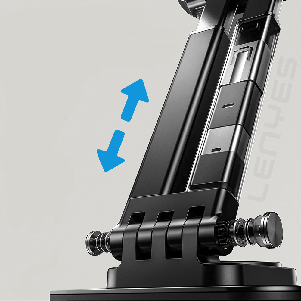 Lenyes CR139 Ayarlanabilir Katlanabilir Dönebilen Metal Telefon ve Tablet Standı - 3