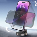 Lenyes CR137 Magnetik Magsafe 360° Oynar Başlıklı Araç İçi Telefon Tutucu - 11