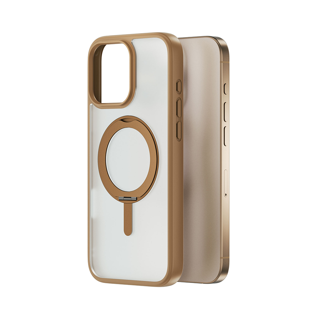 Apple iPhone 16 Pro Uyumlu Kılıf Magsafe Şarj Özellikli Parmak İzi Bırakmayan Wiwu FGG-202 Armor Ultra Serisi Kapak - 4