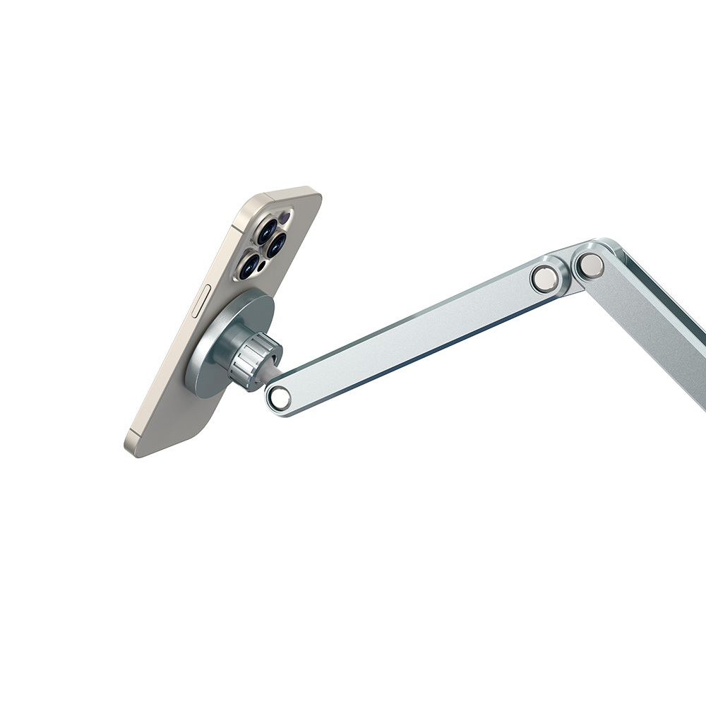 Wiwu Wi-ZM001 Ayarlanabilir Oynar Başlıklı 360° Dönebilen Metal Telefon ve Tablet Tutucu - 3