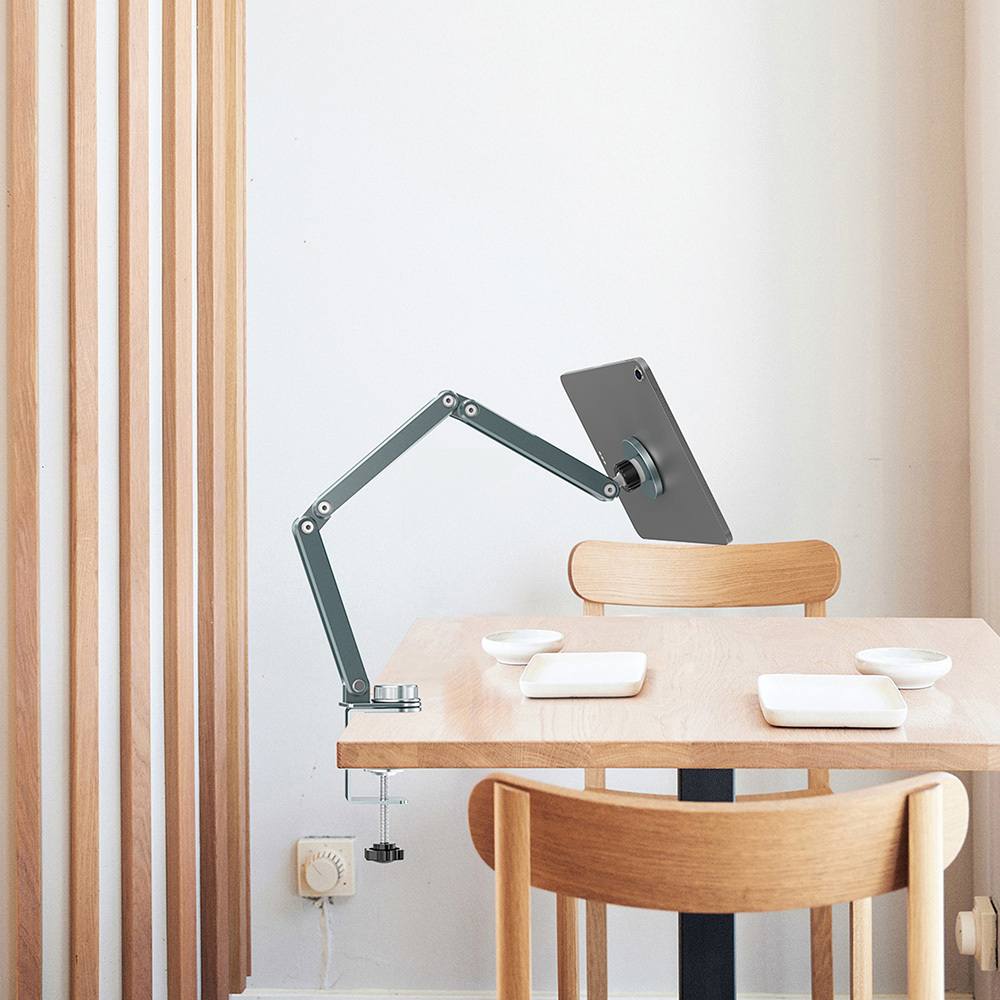 Wiwu Wi-ZM001 Ayarlanabilir Oynar Başlıklı 360° Dönebilen Metal Telefon ve Tablet Tutucu - 6