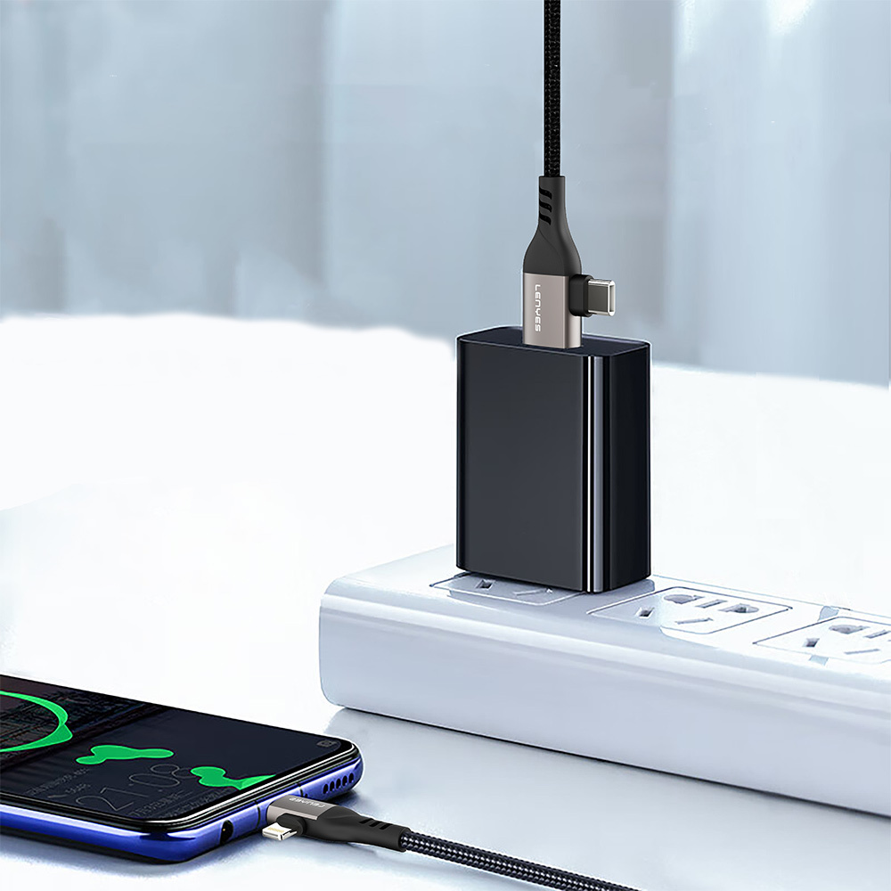 Lenyes LC501 4in1 A+C to C+L Şarj ve Data Kablosu 60W 1M - 6