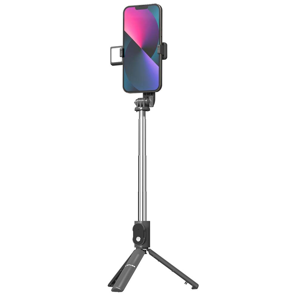 Lenyes LPH101 Canlı Yayın Dolgu Işıklı Tripod ve Selfie Çubuğu - 4