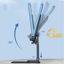 Lenyes CR136 Ayarlanabilir Katlanabilir 360° Dönebilen Telefon ve Tablet Standı - 8