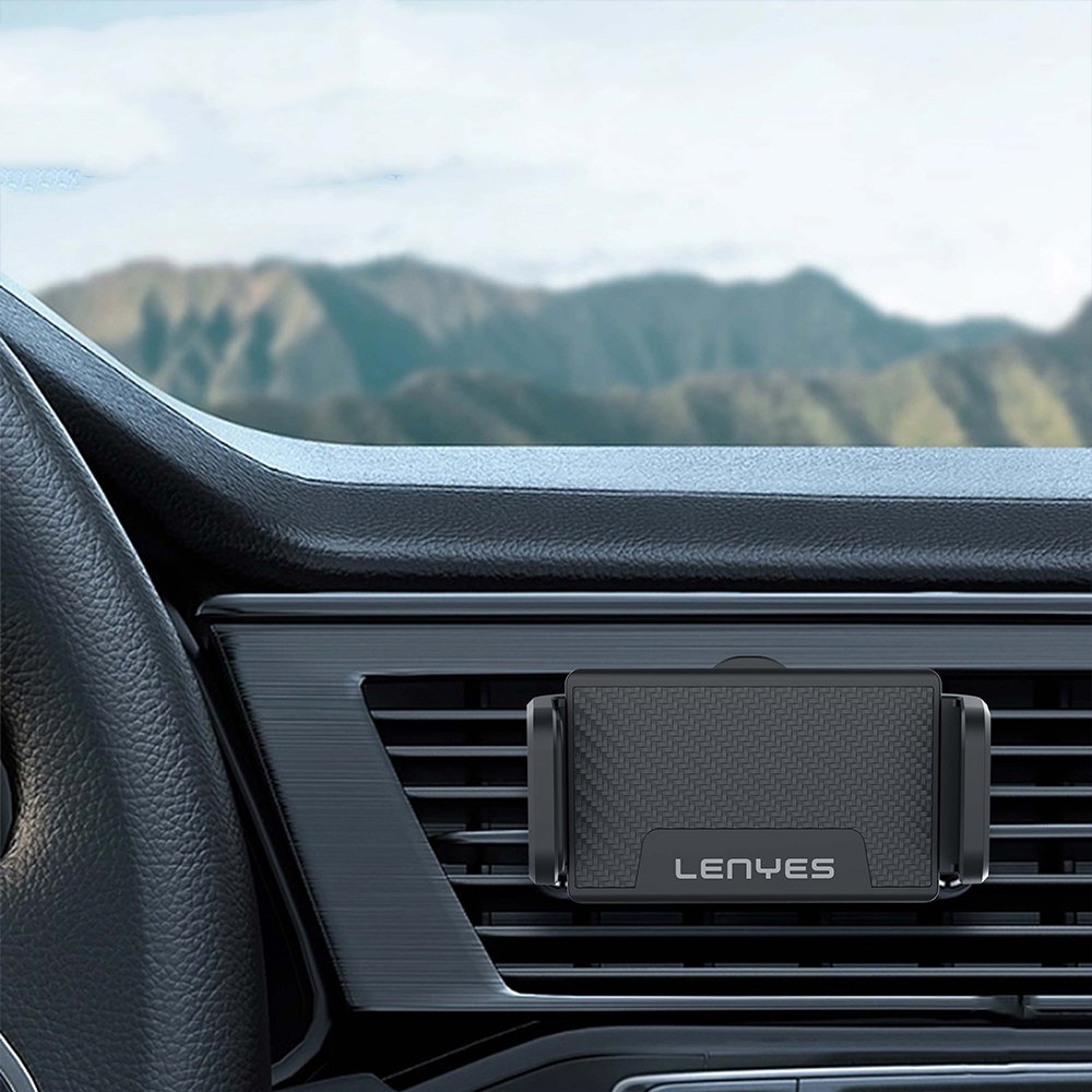 Lenyes CR144 360° Dönebilen Havalandırma Tasarım Araç Telefon Tutucu - 6