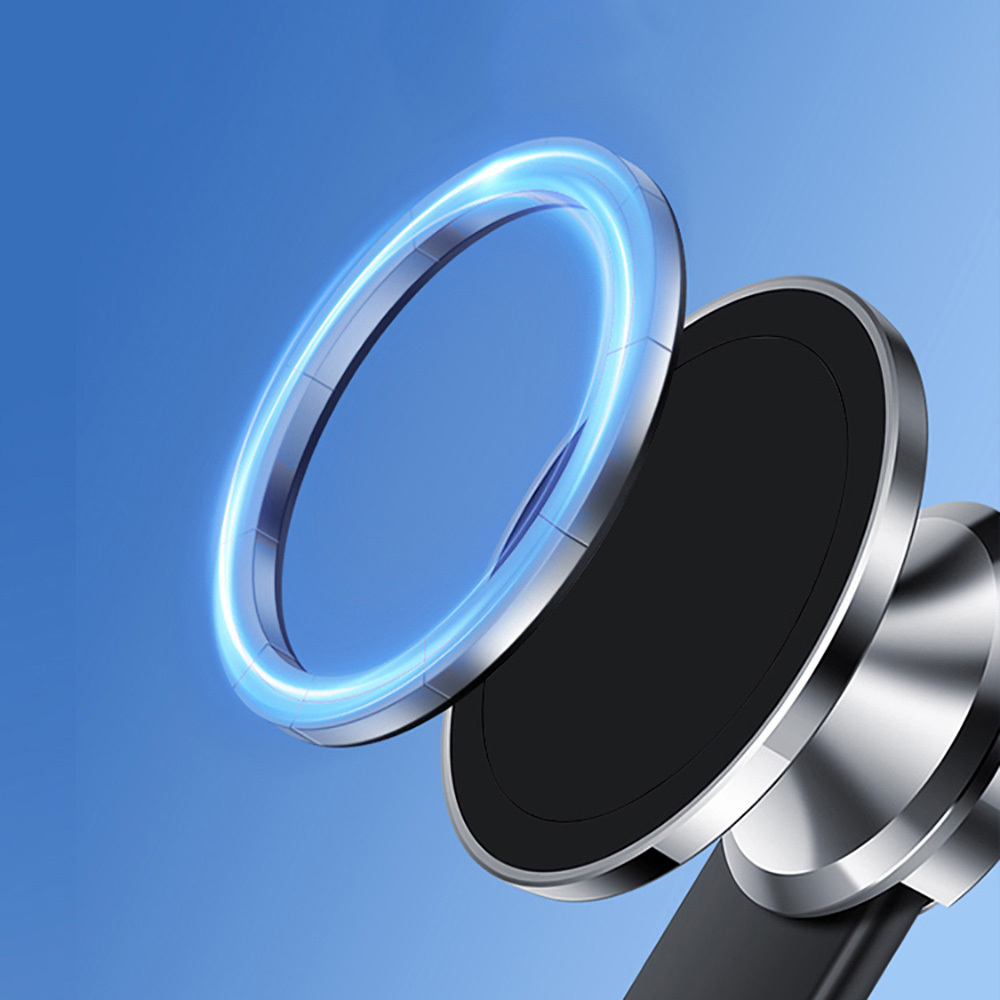 Lenyes CR171 Magnetik Magsafe Uyumlu Bükülebilen Eğimi ve Düz Zemin Araç Telefon Tutucu - 11