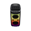 Lenyes S883 Su Geçirmez Tekerlekli Mikrofonlu Çoklu Giriş RGB Işıklı TWS Karaoke FM Bluetooth Hoparlör v5.3 - 3