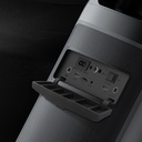 Lenyes S883 Su Geçirmez Tekerlekli Mikrofonlu Çoklu Giriş RGB Işıklı TWS Karaoke FM Bluetooth Hoparlör v5.3 - 11