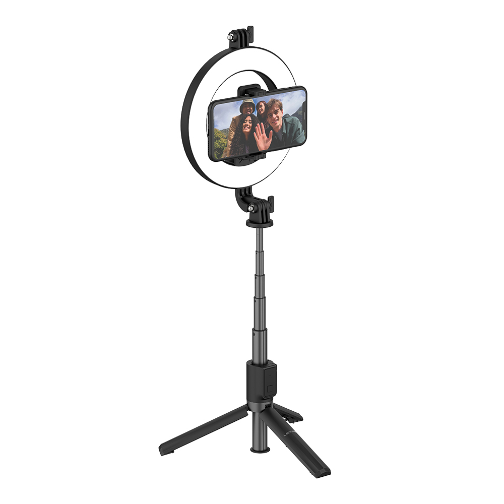 Lenyes LPH102 Uzaktan Kumandalı Çok Fonksiyonlu Ring Light Selfie Çubuğu - 5