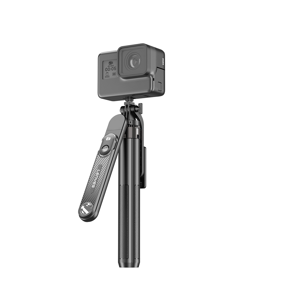 Lenyes LPH103 Çok Fonksiyonlu Sabitleyici Ayrılabilir Bluetooth Kumandalı Tripod Selfie Çubuğu - 3