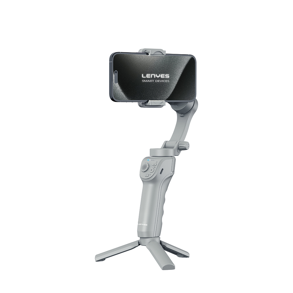 Lenyes LPH105 Taşınabilir M01 3 Eksenli El Tipi Aparatlı Gimbal Stabilizatör - 4