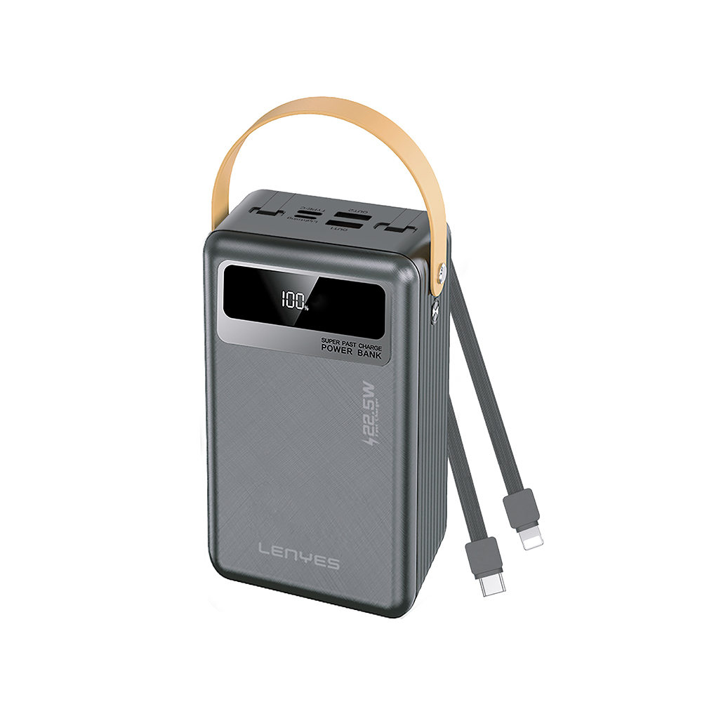 Lenyes PX691D LED Göstergeli Taşınabilir Askılı Powerbank 22.5W 60.000mAh - 5