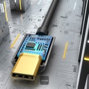Baseus iPhone 15 ve 16 Tüm Serilere Uyumlu Type-C to 3.5mm Kulaklık Dönüştürücü Ses Adaptörü