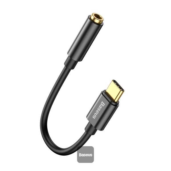Baseus iPhone 15 ve 16 Tüm Serilere Uyumlu Type-C to 3.5mm Kulaklık Dönüştürücü Ses Adaptörü