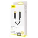 Baseus iPhone 15 ve 16 Tüm Serilere Uyumlu Type-C to 3.5mm Kulaklık Dönüştürücü Ses Adaptörü