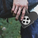 Xiaomi Redmi 14C 4G Uyumlu Kılıf Magnetik Standlı Kamera Korumalı Zore Sürgülü Vega Kapak - 7