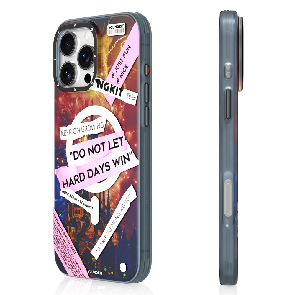 Apple iPhone 15 Pro Uyumlu Kılıf Magsafe Şarj Özellikli Youngkit A-City Serisi Kapak - 2