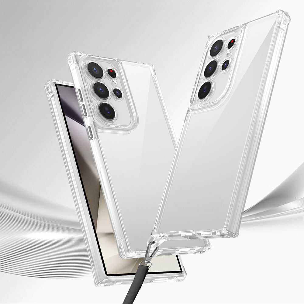 Samsung Galaxy S24 Ultra Uyumlu Kılıf Airbagli Takılabilir Askı Aparatlı Zore Snap Silikon Kapak - 1