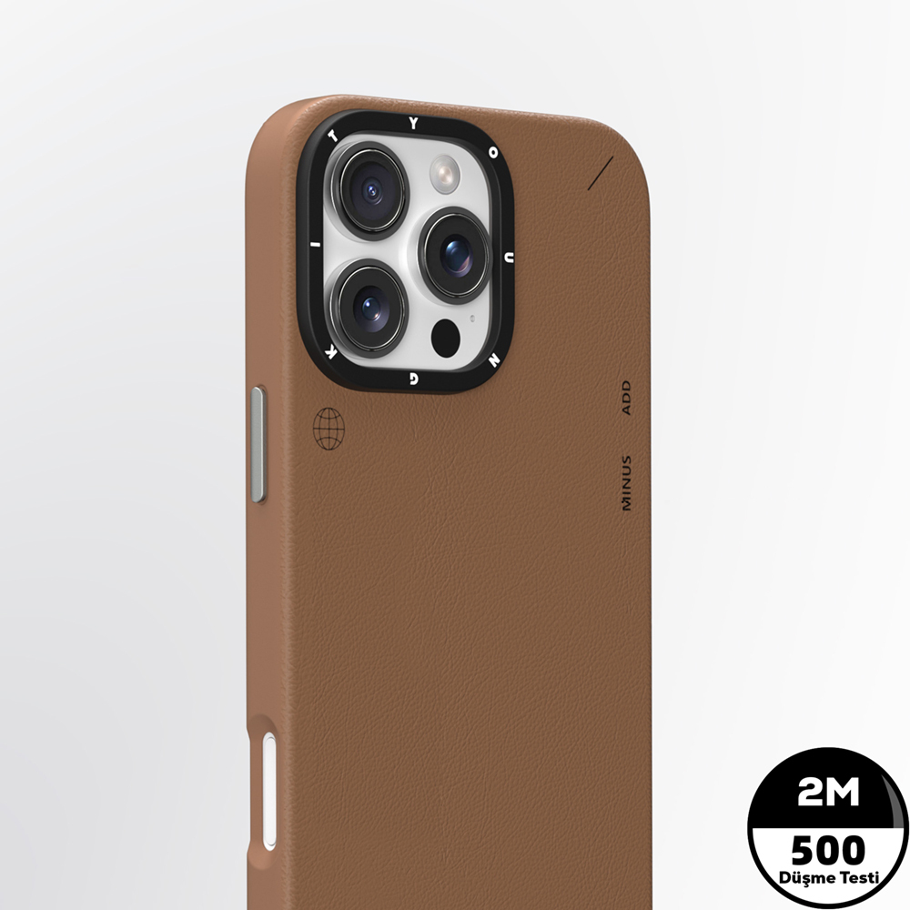 Apple iPhone 15 Pro Uyumlu Kılıf Magsafe Şarj Özellikli Basit Mat Deri Desenli Youngkit Tech Fashion Serisi Kapak - 5
