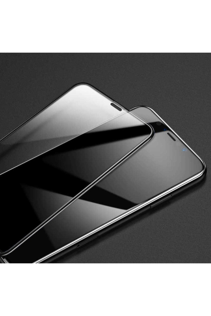Apple iPhone XS Max Uyumlu Zore Kenarları Kırılmaya Dayanıklı Cam Ekran Koruyucu