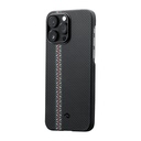 Apple iPhone 14 Pro Uyumlu Kılıf Magsafe Şarj Özellikli 600D Aramid Fiber Pitaka Tactile Woven Orchestra Serisi Rhapsody Kapak - 2