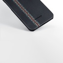 Apple iPhone 15 Uyumlu Kılıf Magsafe Şarj Özellikli 600D Aramid Fiber Pitaka Tactile Woven Orchestra Serisi Rhapsody Kapak - 14