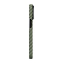Apple iPhone 15 Pro Max Uyumlu Kılıf Magsafe Şarj Özellikli 600D Aramid Fiber Pitaka Tactile Woven Orchestra Serisi Overture Kapak - 8