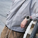 Apple Watch 44 mm Skinarma Mecha 2in1 TPU Kasa Koruyucu + Silikon Kordon - 9