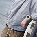 Apple Watch Ultra 49mm Uyumlu Skinarma Mecha 2in1 TPU Kasa Koruyucu + Silikon Kordon - 10