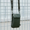 Skinarma Sling Pouch Juno Cross-Hatch Desenli Naylon Scout Boyun Askı Kayışlı Çapraz Vücut Çantası - 6