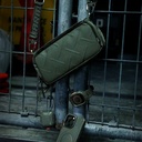 Skinarma Sling Pouch Juno Cross-Hatch Desenli Naylon Scout Boyun Askı Kayışlı Çapraz Vücut Çantası - 7