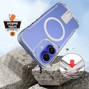 Apple iPhone 16 Uyumlu Kılıf Magsafe Şarj Özellikli Zore T-Max Standlı Kapak - 4