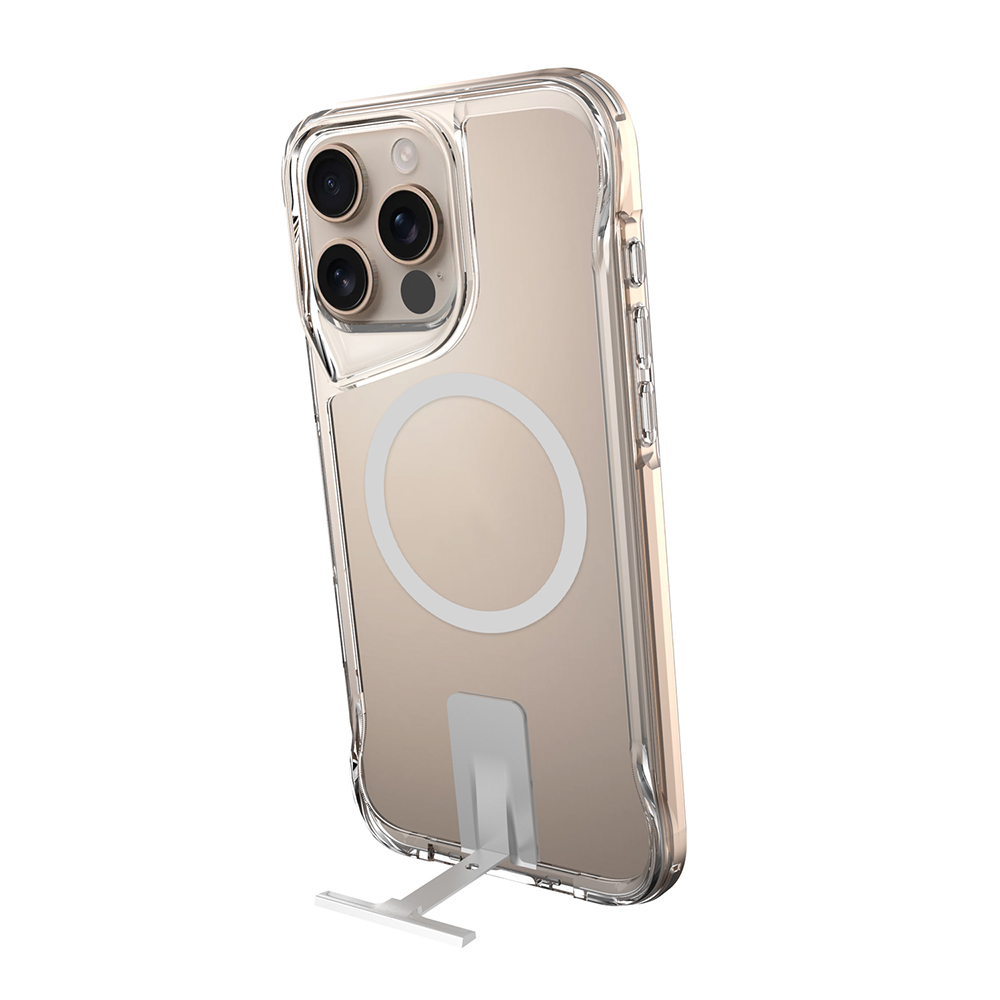 Apple iPhone 16 Pro Max Uyumlu Kılıf Magsafe Şarj Özellikli Zore T-Max Standlı Kapak - 2
