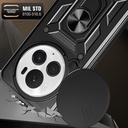 Honor Magic 6 Pro Uyumlu Kılıf Magnetik Standlı Kamera Korumalı Zore Sürgülü Vega Kapak - 2