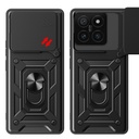 Xiaomi 14T Kılıf Magnetik Standlı Kamera Korumalı Zore Sürgülü Vega Kapak - 9